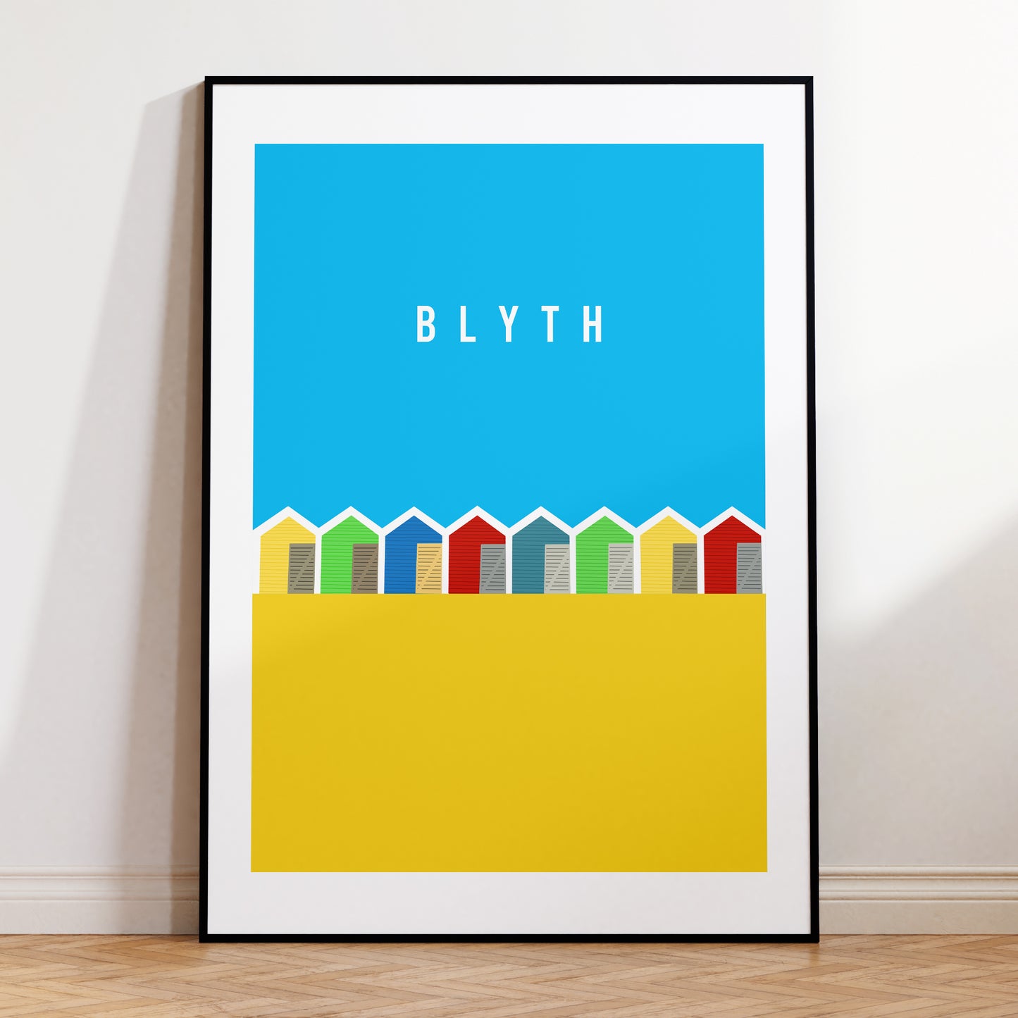 Blyth | Beach Huts print