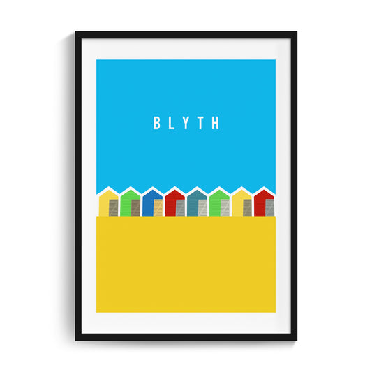 Blyth | Beach Huts print