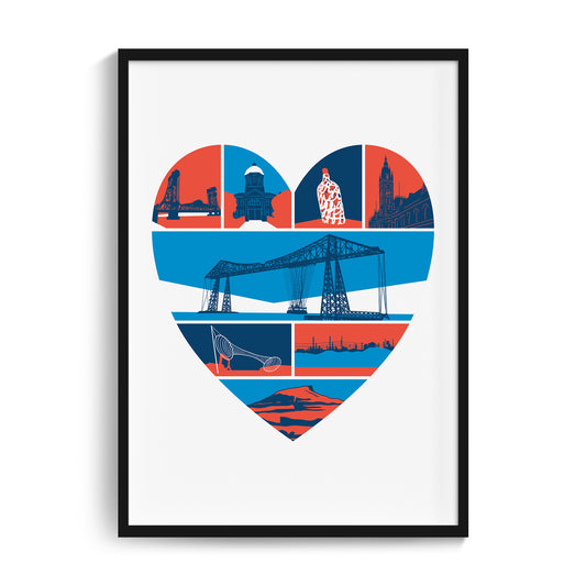 Middlesbrough | Heart print